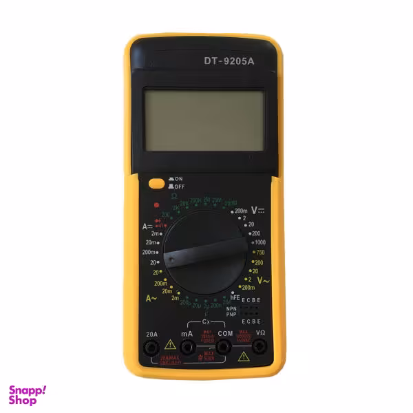 مولتی متر مدل DT9205A کد 09876