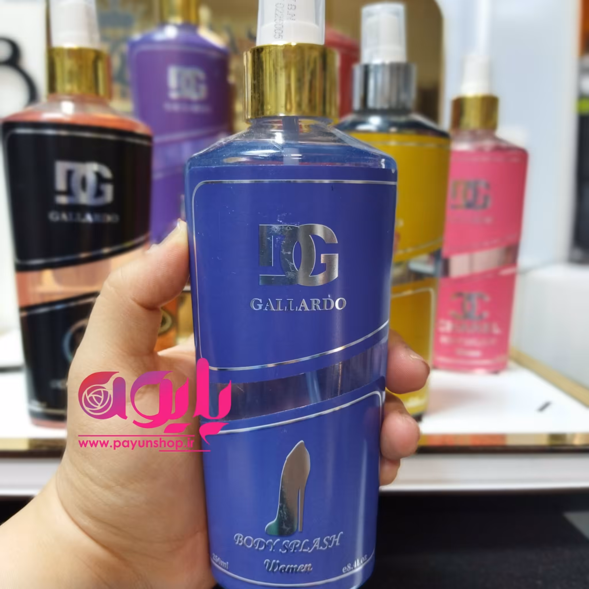 بادی اسپلش زنانه گالاردو در 6 رایحه ادکلنی