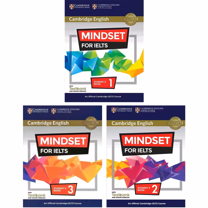 کتاب Cambridge English Mindset For IELTS اثر جمعی از نویسندگان انتشارات کمبریج جلد 1 تا 3