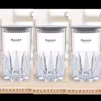 بانکه حبوبات 3عددی واشر دار سایز بزرگ برند کارن به قطر 10و ارتفاع 17ونیم