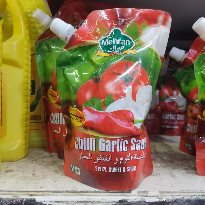 سس سیر و فلفل مهران 500 گرمی اورجینال