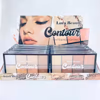 پالت کانتور و هایلایتر 8 رنگ لورا بیوتی