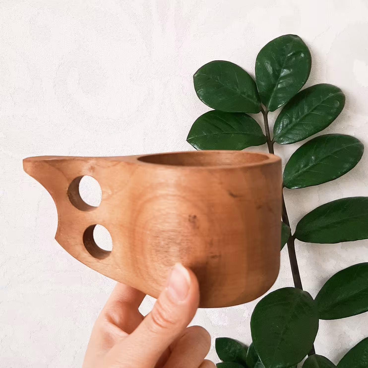 لیوان چوبی کوکسا مخصوص چای و قهوه و شیر و...