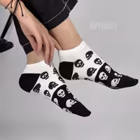 جوراب مچی جمجمه نخ پنبه فری سایز