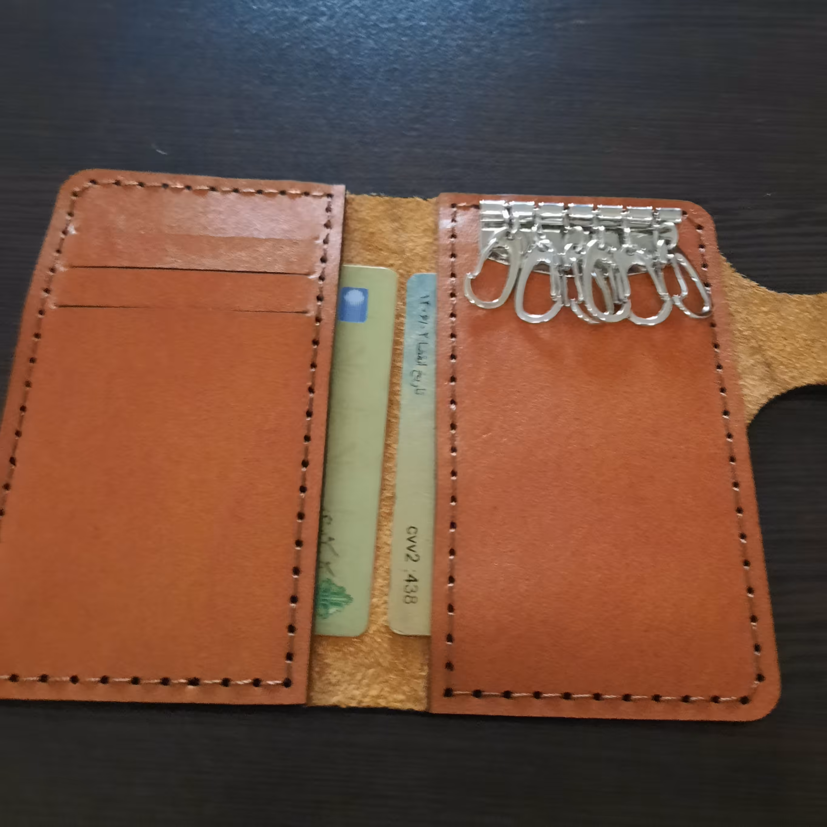 جاکلیدی  چرم طبیعی گاو کد 45