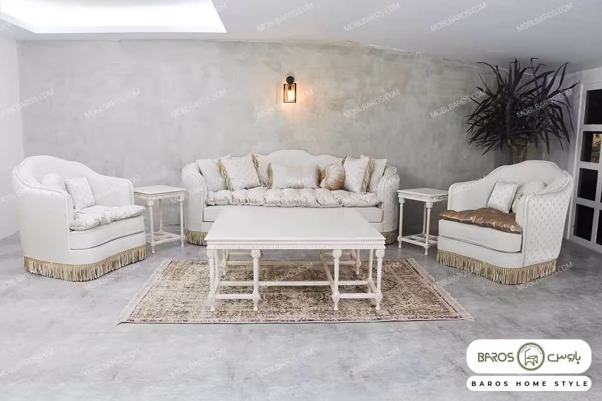 مبل راحتی شیک 8 نفره صبا کد 2