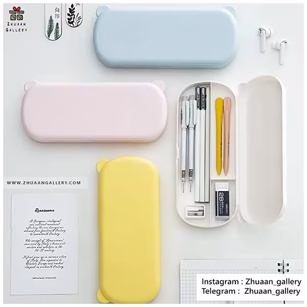 جامدادی مکعبی Korean Ears مینیمال گوش دار