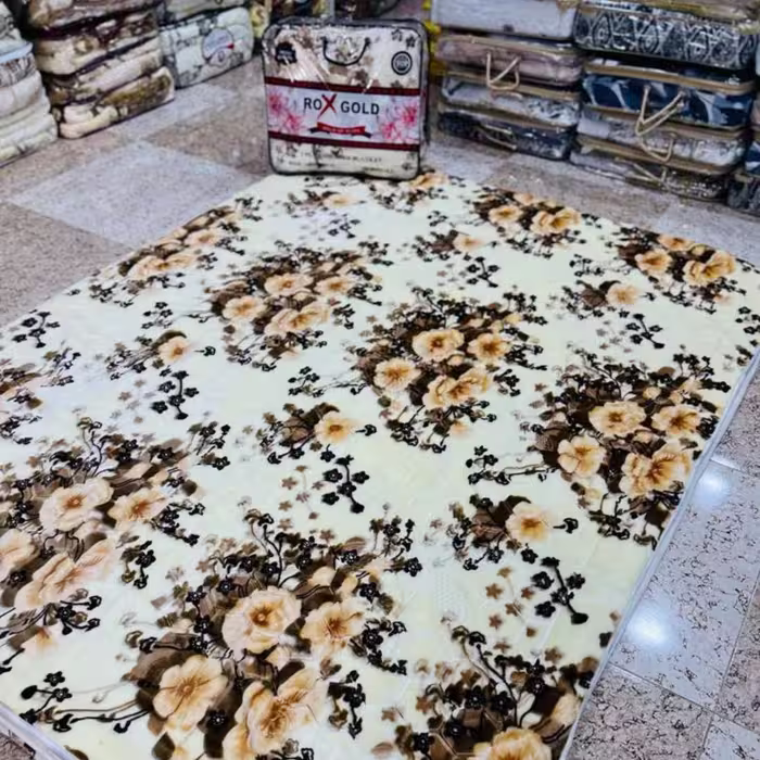 پتو گل دار سنگین خارجی گل برجسته وزن 5 کیلو در بیش 10 طرح و رنگبندی 