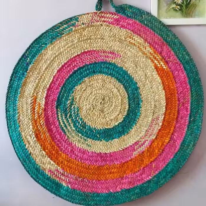 سفره حصیری ابروبادی رنگی 3