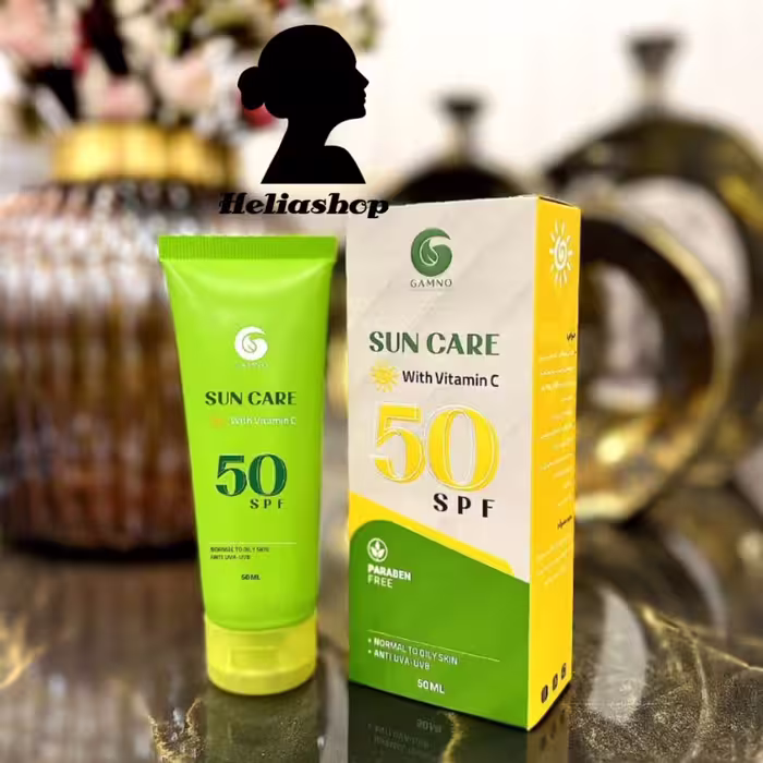 ضد آفتاب بی رنگ پوست چرب گامنو حاوی ویتامین c و SPF50 