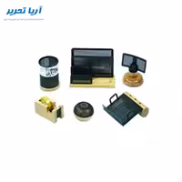 ست لوازم اداری رومیزی 6 تکه چوب و فلز جهان نما