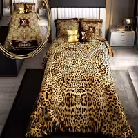 سرویس خواب پارلاک کد  115 دو رو طرح دار  یک نفره 5 تکه