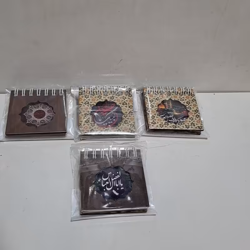 دفترچه چوبی محرمی هدیه اربعین اندازه 6 در 6