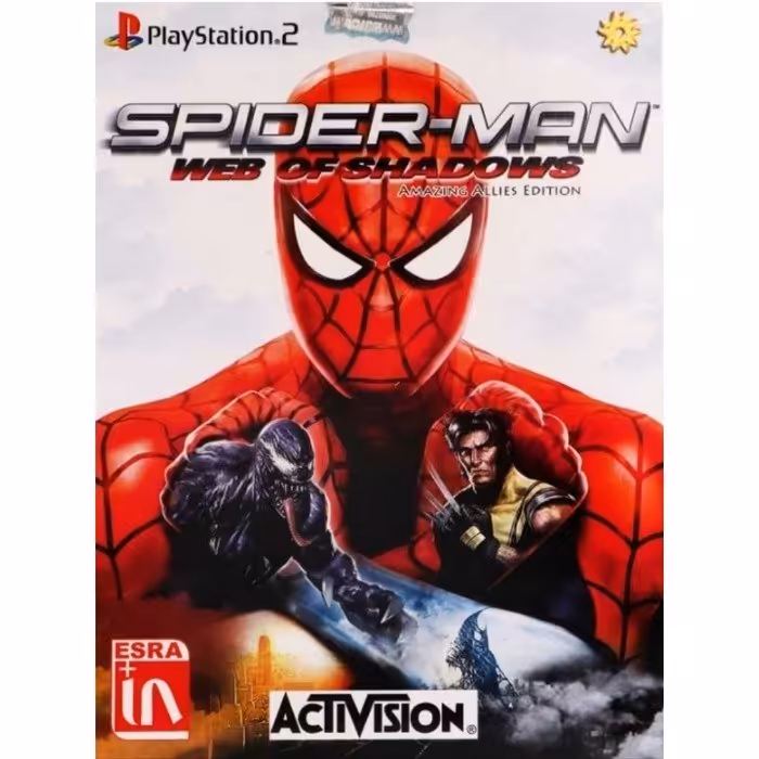 بازی Spider-Man Web of Shadow برای ps2