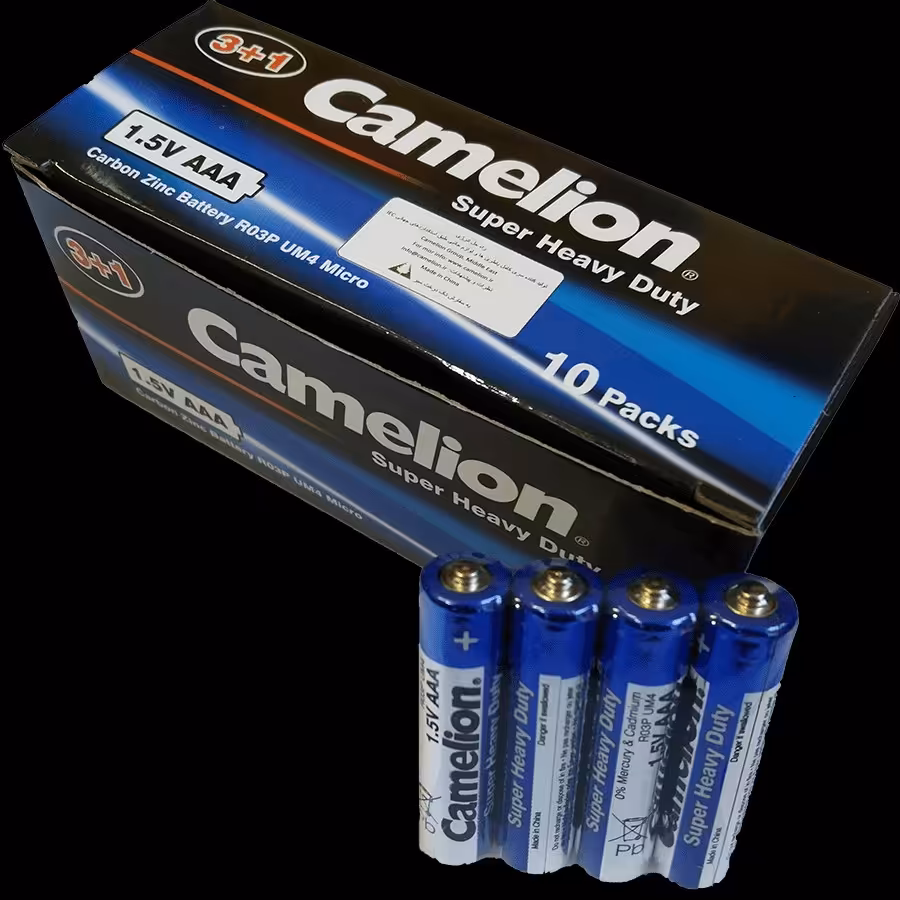 باتری قلمی شیرینگ 4 عددی کملیون مدل Super Heavy Duty