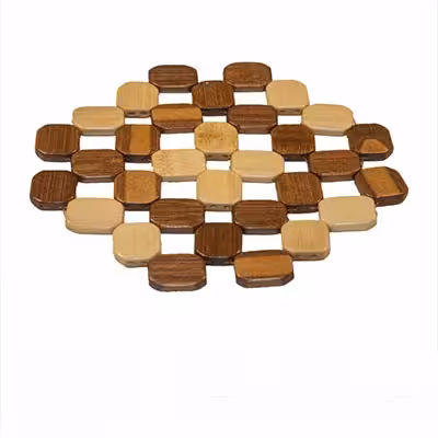 زیر قابلمه ای مهره ای بامبو