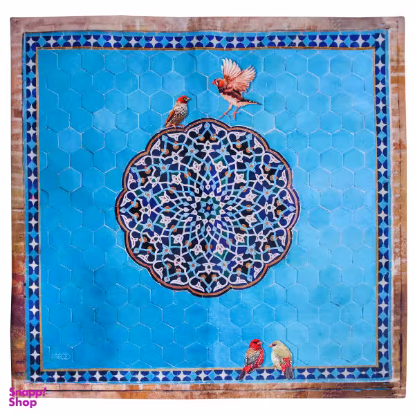 رومیزی طرح حوض فیروزه کد 256087