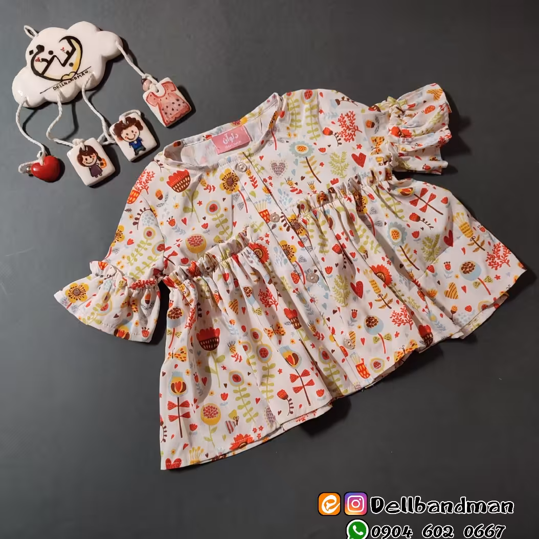 بلوز چینن دار دخترانه 