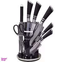 سرویس چاقو آشپزخانه 9 پارچه کد 19KS004