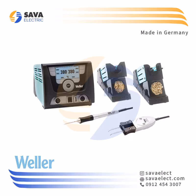 خرید هویه رومیزی 200 وات ولر WELLER GERMANY WX 2021 | ساوا الکتریک