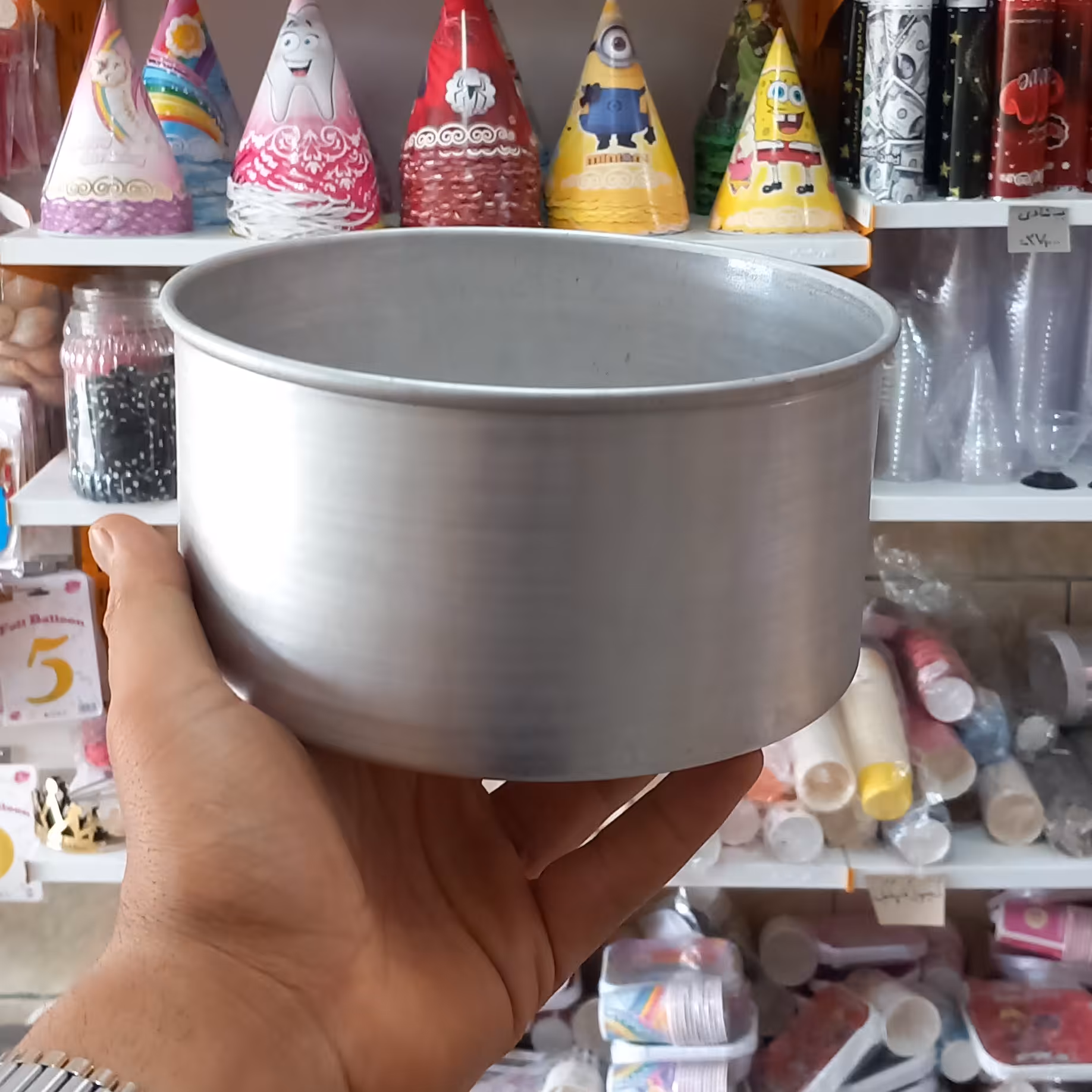 قالب کیک گرد ساده قطر 18 سانت