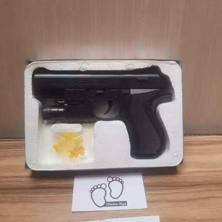 کلت بازی ساجمه ای خشاب دار لیزری از جنس پلاستیک