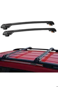 جعبه بار سقفی مشکی BMW X7 G07 ​​2019 TRX1 CARRIER LOCKED LEED SEEK CROSS BAR Thunder
