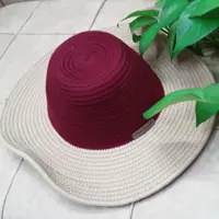 کلاه ساحلی قیطان دوزی