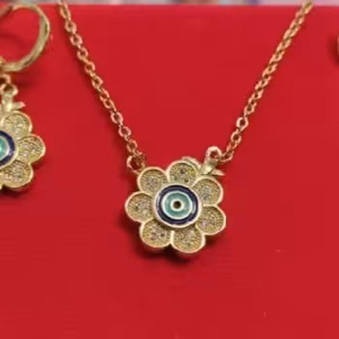 نیم ست گل چشم و نظر