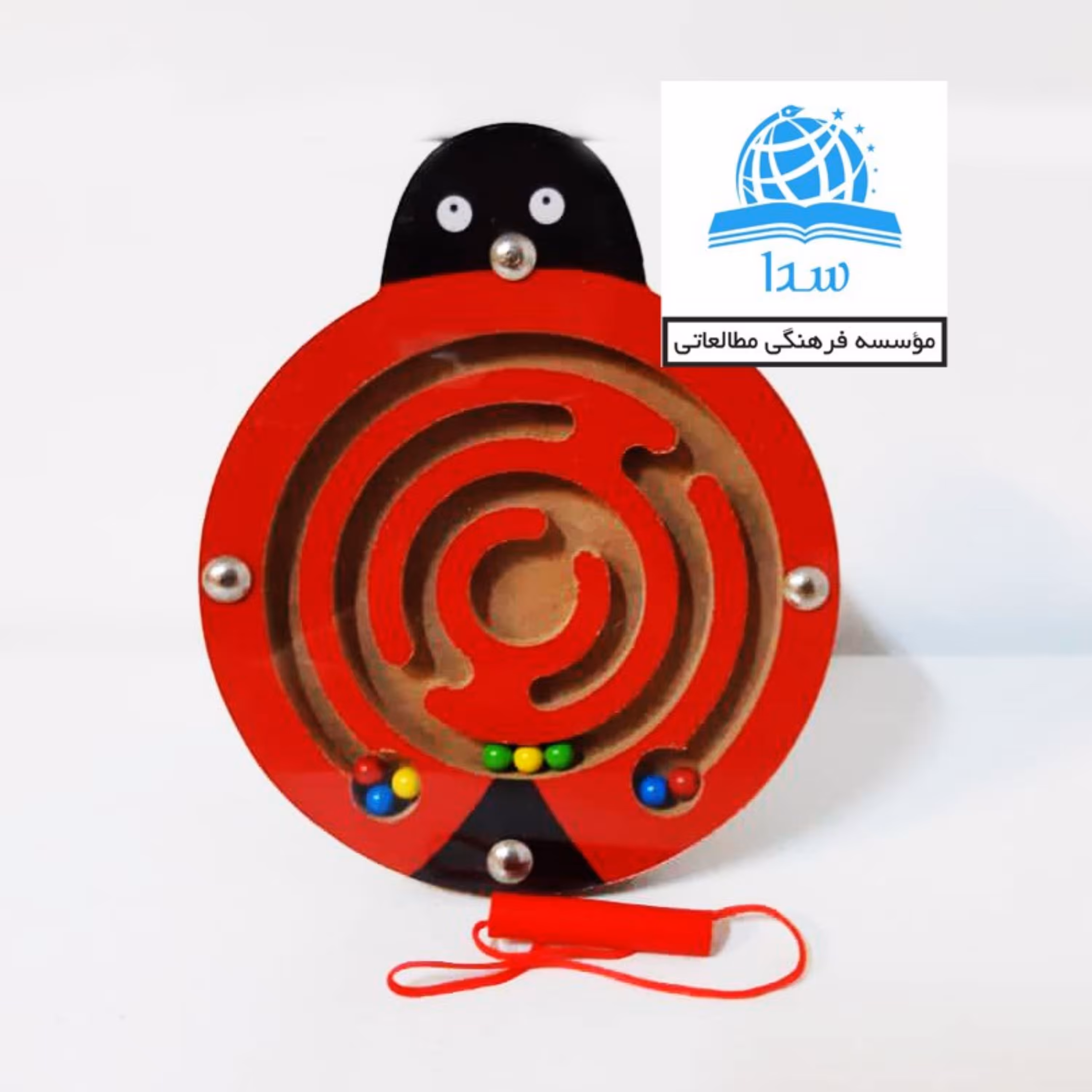 بازی ماز مگنتی حیوانات طرح کفشدوزک (سدای شاد)