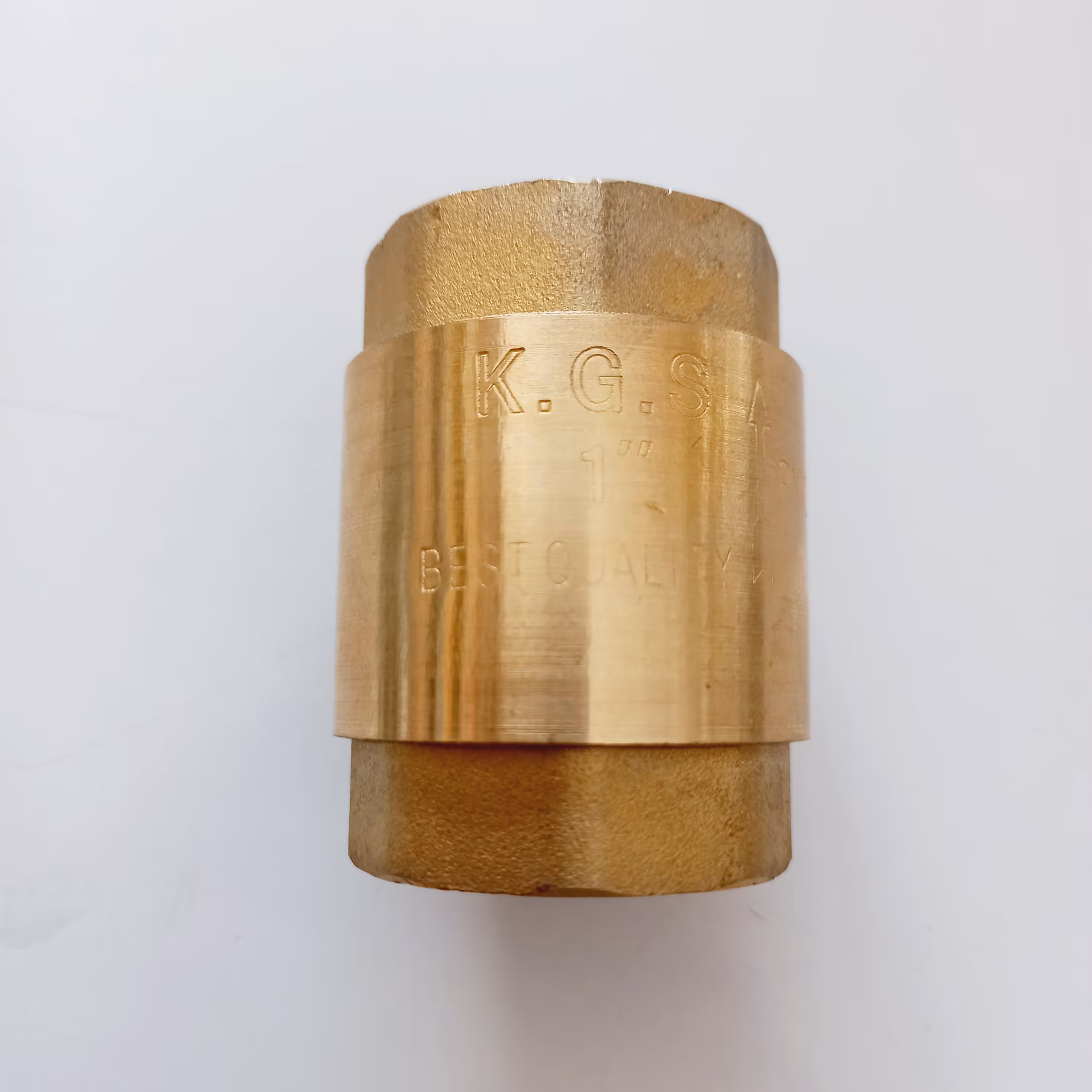 شیر یک طرفه برنجی دریچه ای  سه چهارم اینچ (سایز 25 میلیمتر)