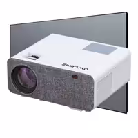 ویدئو پروژکتور النز مدل SD500 Smart Android به همراه پرده نمایش و دو کنترل - کالاوما