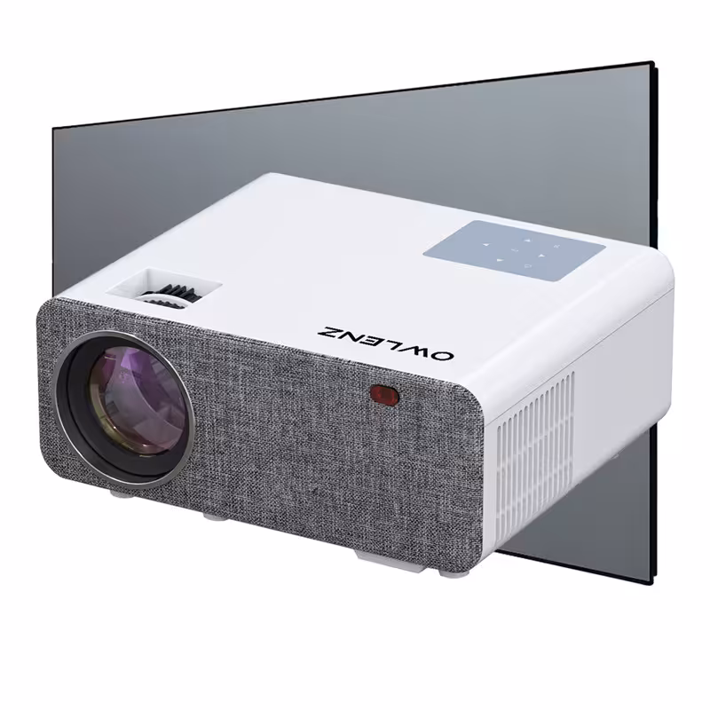 ویدئو پروژکتور النز مدل SD500 Smart Android به همراه پرده نمایش و دو کنترل - کالاوما