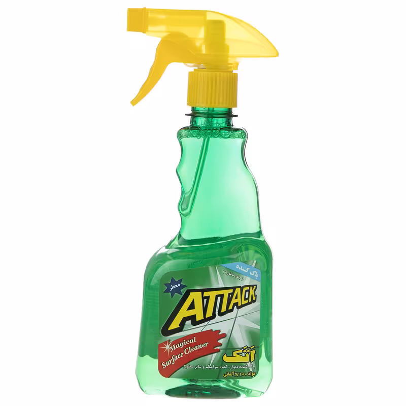 اسپری پاک کننده چند منظوره اتک مدل Green حجم 500 میلی لیتر