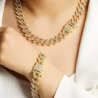 سرویس طرح جواهر نگین اتمی کاملا مشابه طلا سبک جدید طراحی بینظیر 