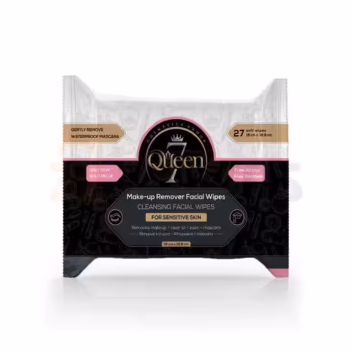 دستمال مرطوب آرایشی سون کوئین مناسب پوست حساس بسته 27 عددی

