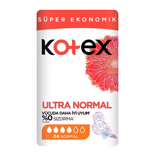 نوار بهداشتی کوتکس مدل Ultra Normal سایز نرمال بسته 24 عددی