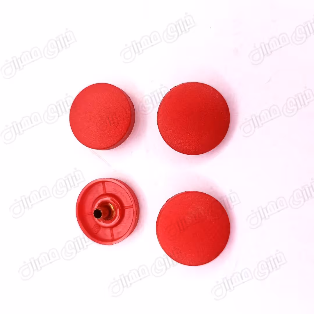 دکمه پرسی رنگی چهارپارچه استیل زد زنگ