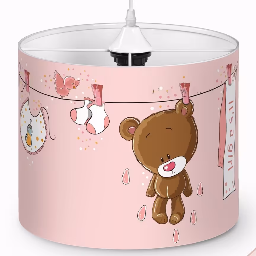 لوستر اتاق کودک طرح خرس بند رخت کد 3330