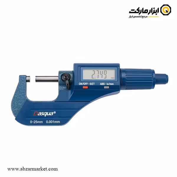 میکرومتر دیجیتال داسکوا 25-0 میلی متر خارج سنج مدل 4210-2105-A