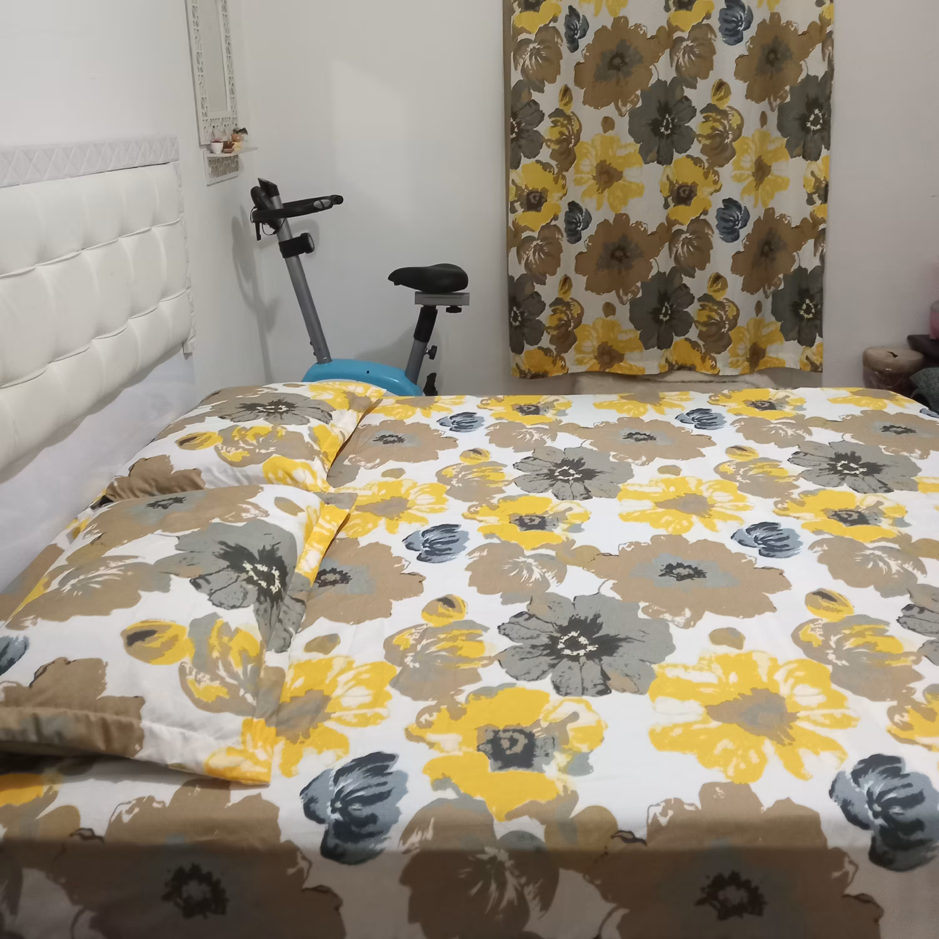 نیم ست روتختی دونفره طرح گلدار