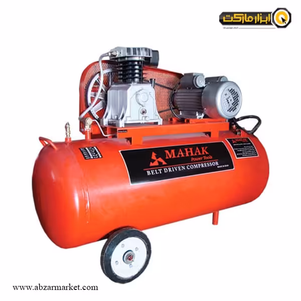 پمپ باد محک 250 لیتری دو سیلندر مدل AP-301