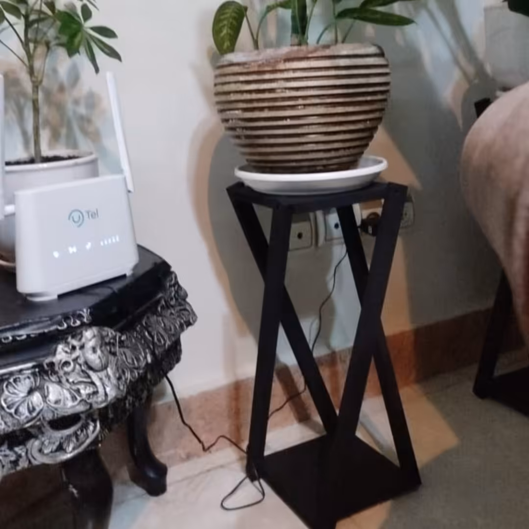 استند گلدان مدل پایه ضربدری بسته یک عددی 