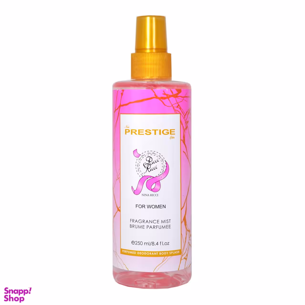 بادی اسپلش زنانه پرستیژ مدل Ricci Ricci حجم 250 میلیلیتر