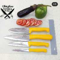 چاقو دسته زرد مروارید زنجان 