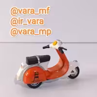 ماکت فلزی موتور وسپا.موتور فلزی