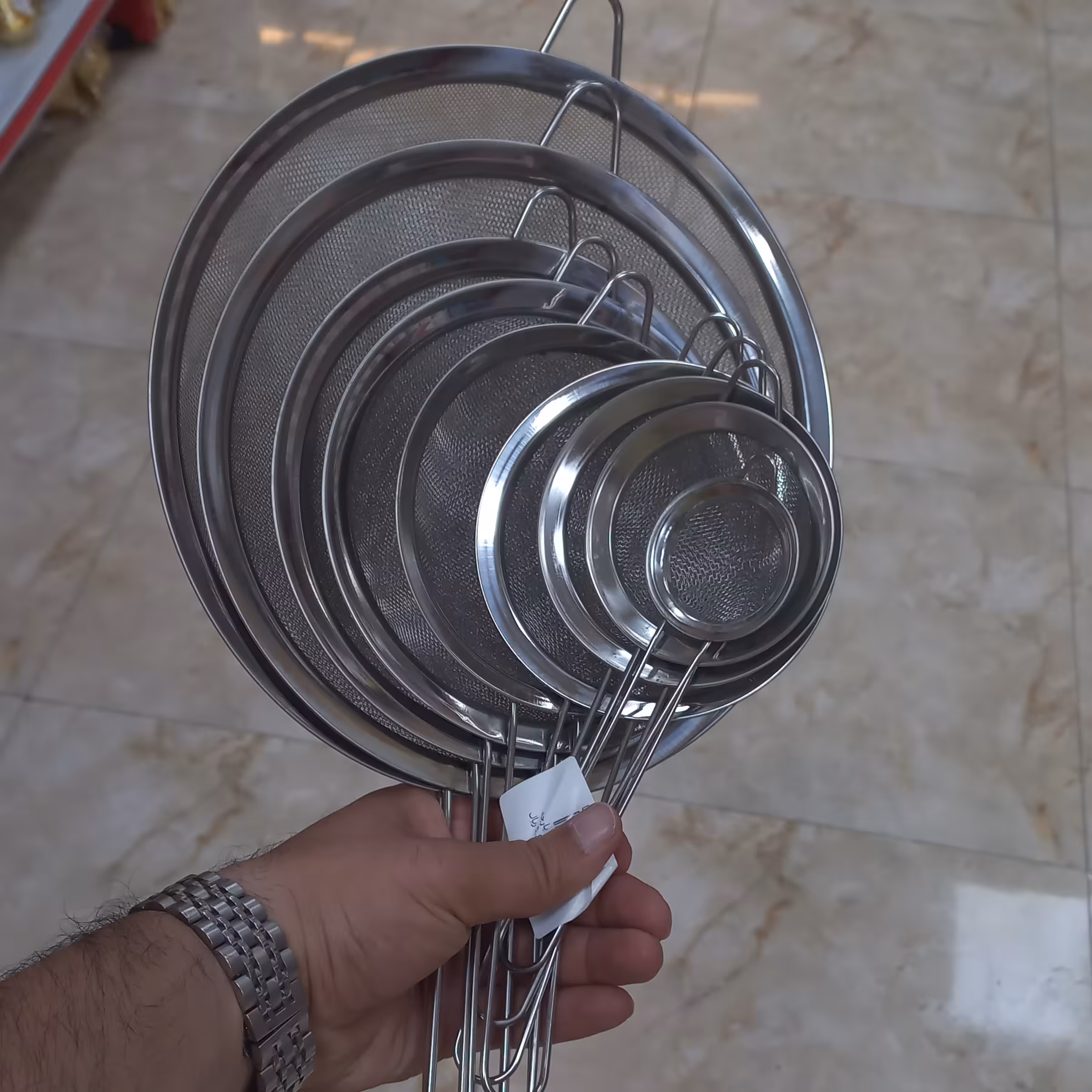 الک استیل خالص ست 9تایی 