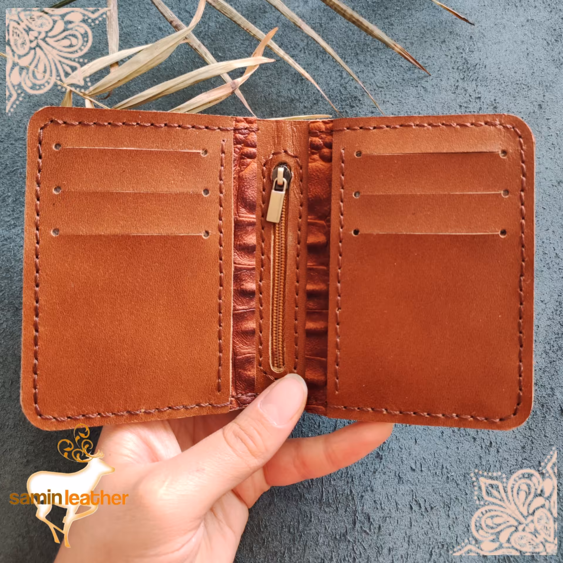 کیف پول مردانه چرم طبیعی