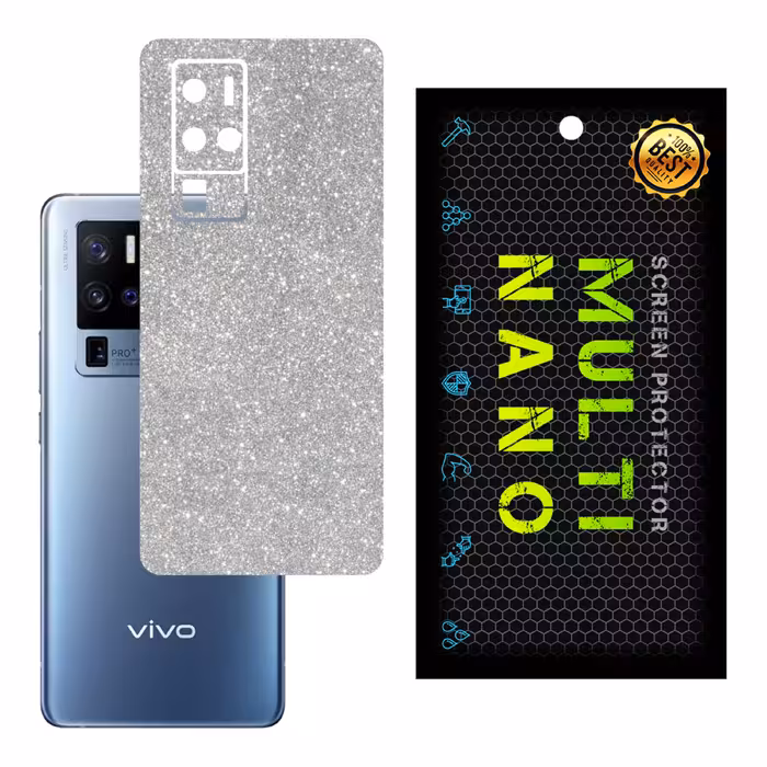 برچسب پوششی MultiNano مدل X-G1F-Silver برای پشت موبایل ویوو X50 Pro Plus