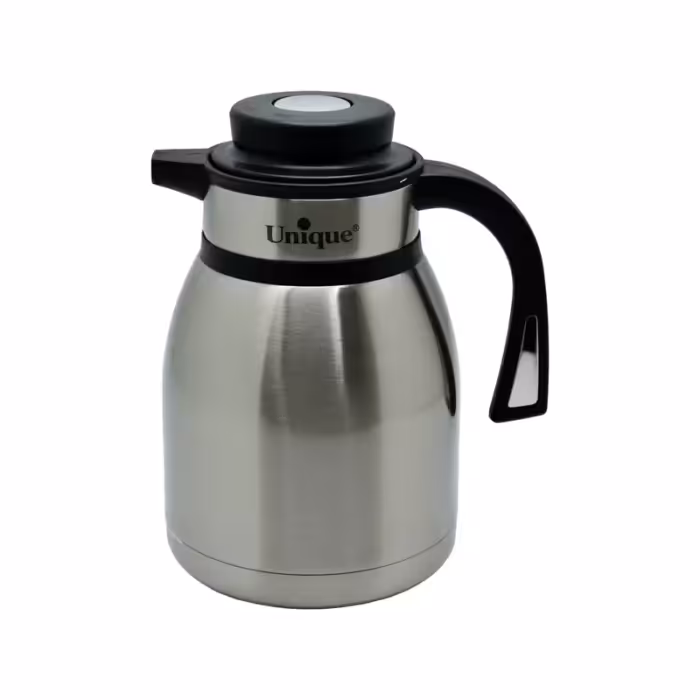 خرید فلاکس 1.5 لیتری استیل دکمه وسط مدل UN-1836 یونیک | کیفیت عالی و قیمت مناسب